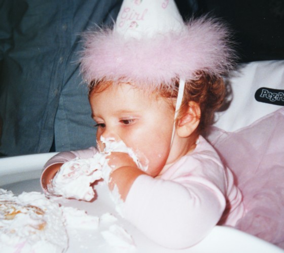 Tiara on her 1st birthday