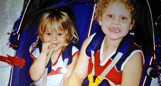 Trinity and Tiara, 4th of July 2004