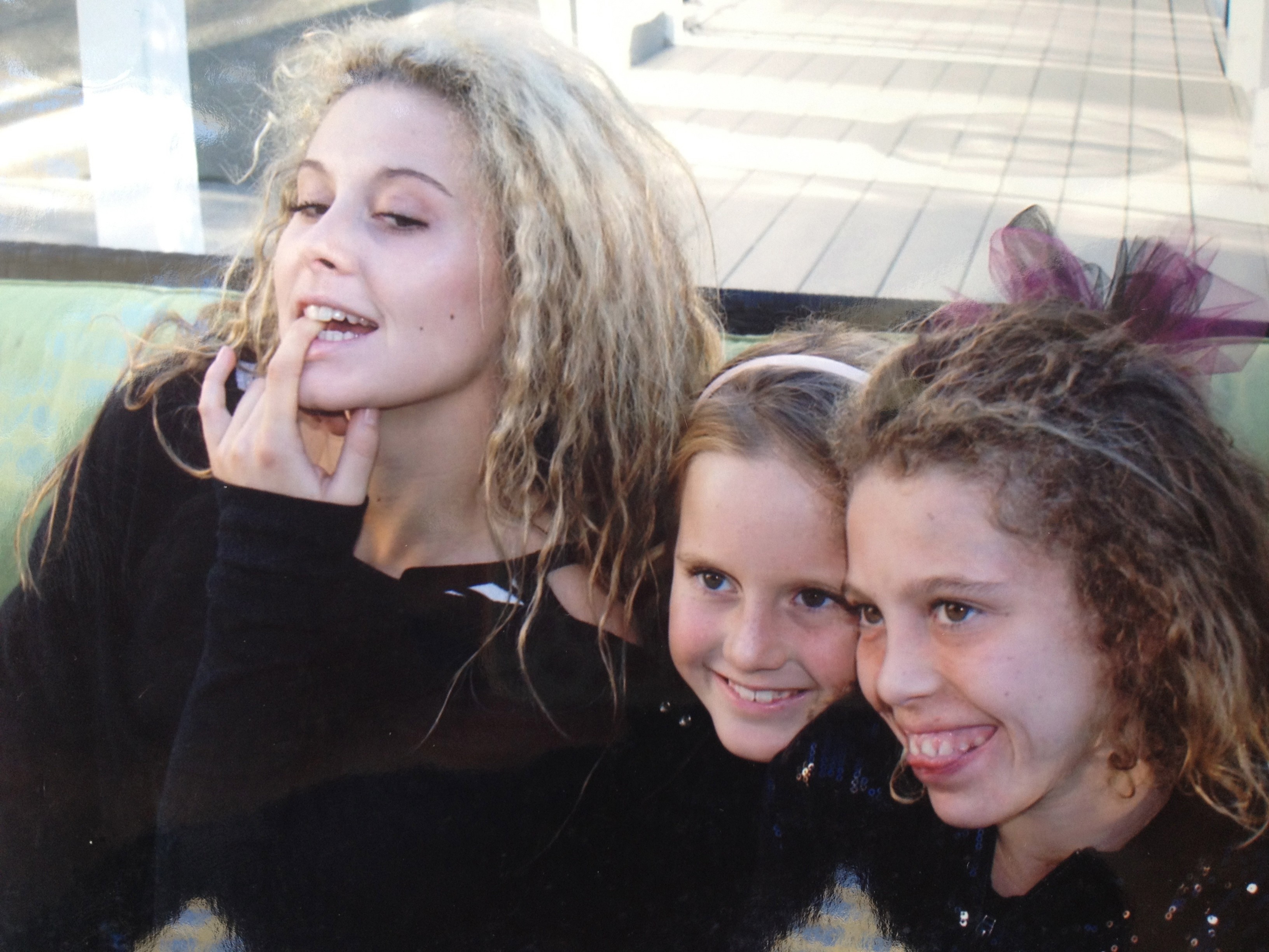 Thanksgiving with her sisters, 2010