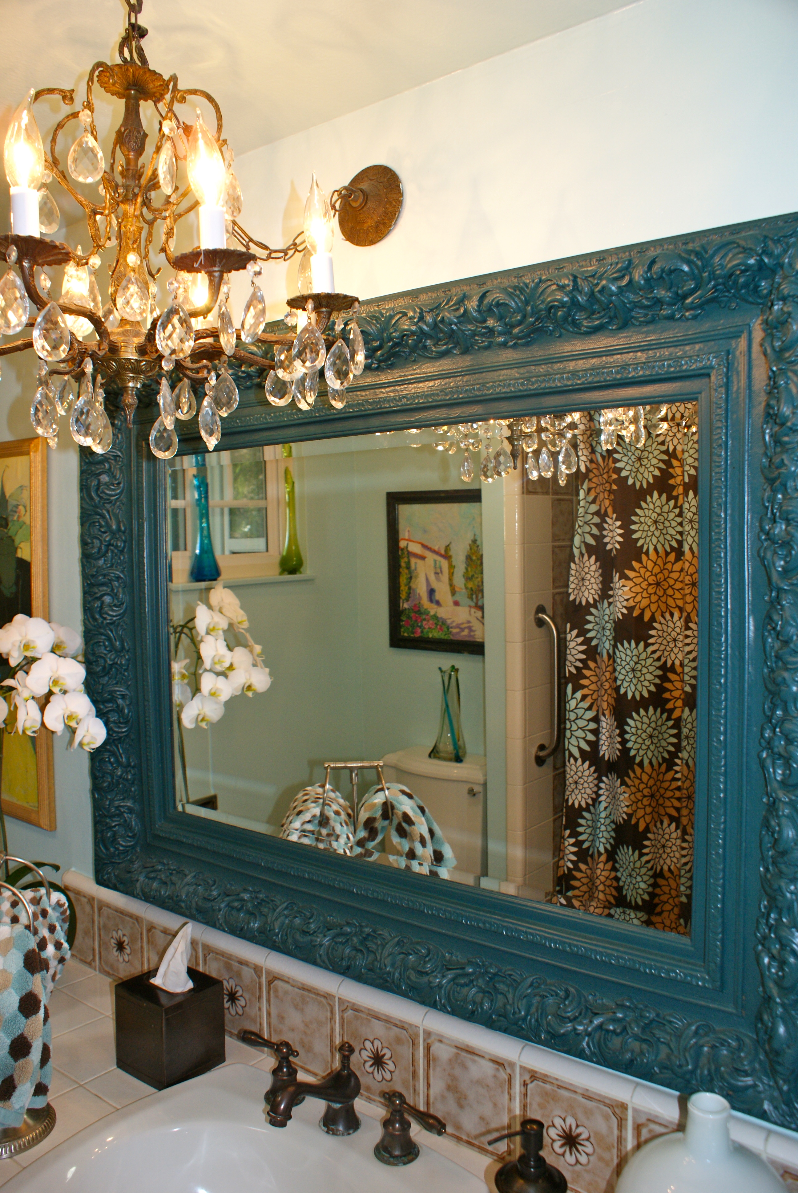 update that old gold mirror…. | tiffani goff at HOME